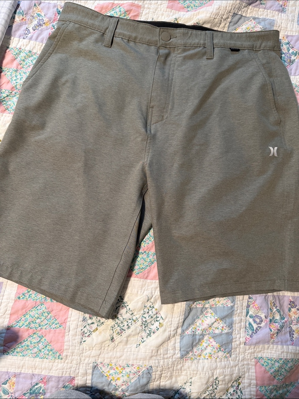 Hurley Men's Olive Gray Hybrid Shorts